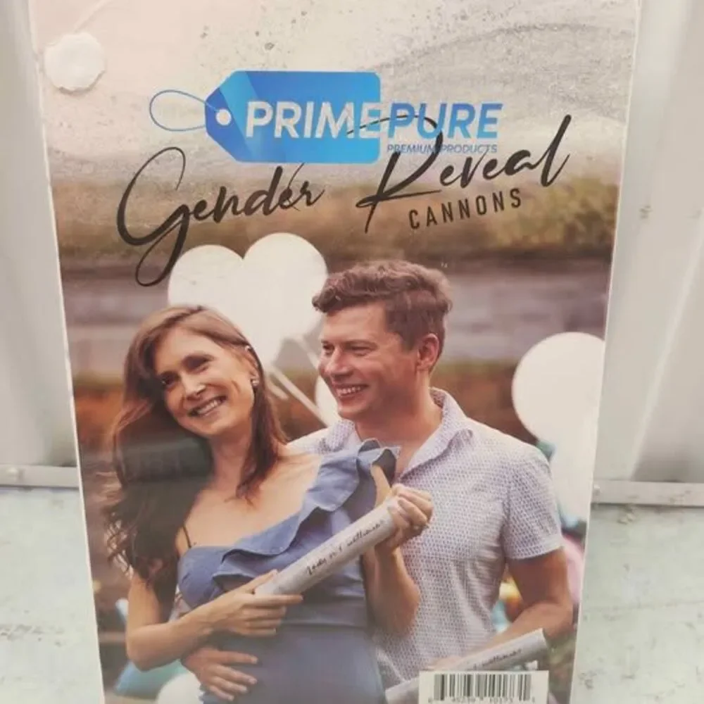 Prime Pure Gender Reveal Cannons Party Supplies
